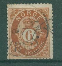 NORWEGEN 1872 Nr 20 gestempelt (924577)