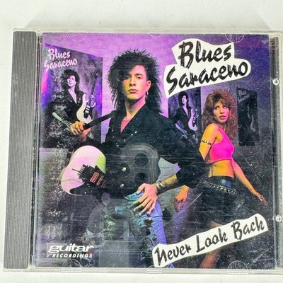 Blues Saraceno   Never Look Back CD 1989 Shred Guitar Instrumental Hard Rock