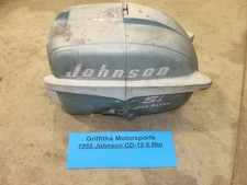 1955 Johnson CD12 5.5hp outboard motor engine  hood cowl cowling 