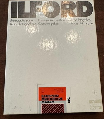 New In Box Old Stock Ilford Photographic Paper 8x10 Ilfospeed Multigrade MG44M
