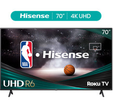 Hisense 70" inch 4K LED Roku Smart TV Dolby Vision HDR Ultra HD R6 Voice Control