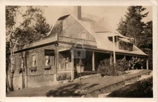 Northeast Harbor ME Maine Harbourside Inn RPPC Photo Postcard COPY