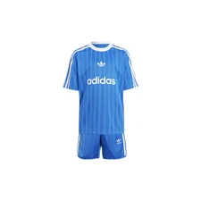 adidas 2 Pc Logo Soccer Jersey  Shorts Set Youth Boys Size XS   JC9167