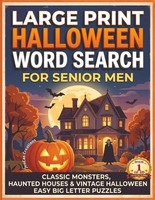 Halloween Wortsuche GroßDruck FüR Senioren - Monster, SpukhäUser, RäTsel