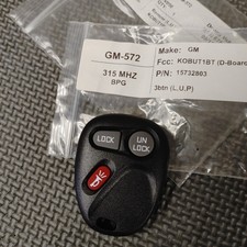 Gm Chevrolet Gmc Chevy 3 Button Remote 15732803 Kobut1bt Fob Keyless Transmitter