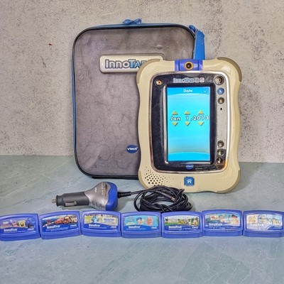 Vtech InnoTab 2S Tablet Learning System W/Carrying Case and 7 Games READ PARTS