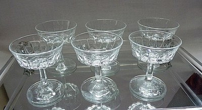 6x Luminarc Verrerie D Arques   Liqueurgläser   70er Vintage 1