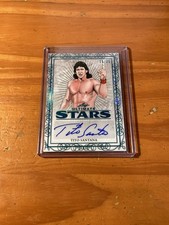2020 Leaf Ultimate Stars Wrestling Tito Santana Autograph Card #/25 WWF WWE