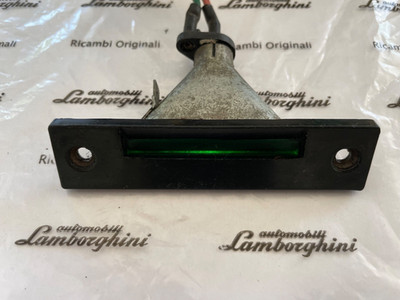 Lamborghini /  Espada / Jarama / Urraco green dash light assembly.
