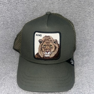The Farm Hat Men Snap Back King Spell Out Lion Logo Street Run Gym Hype Core Cap