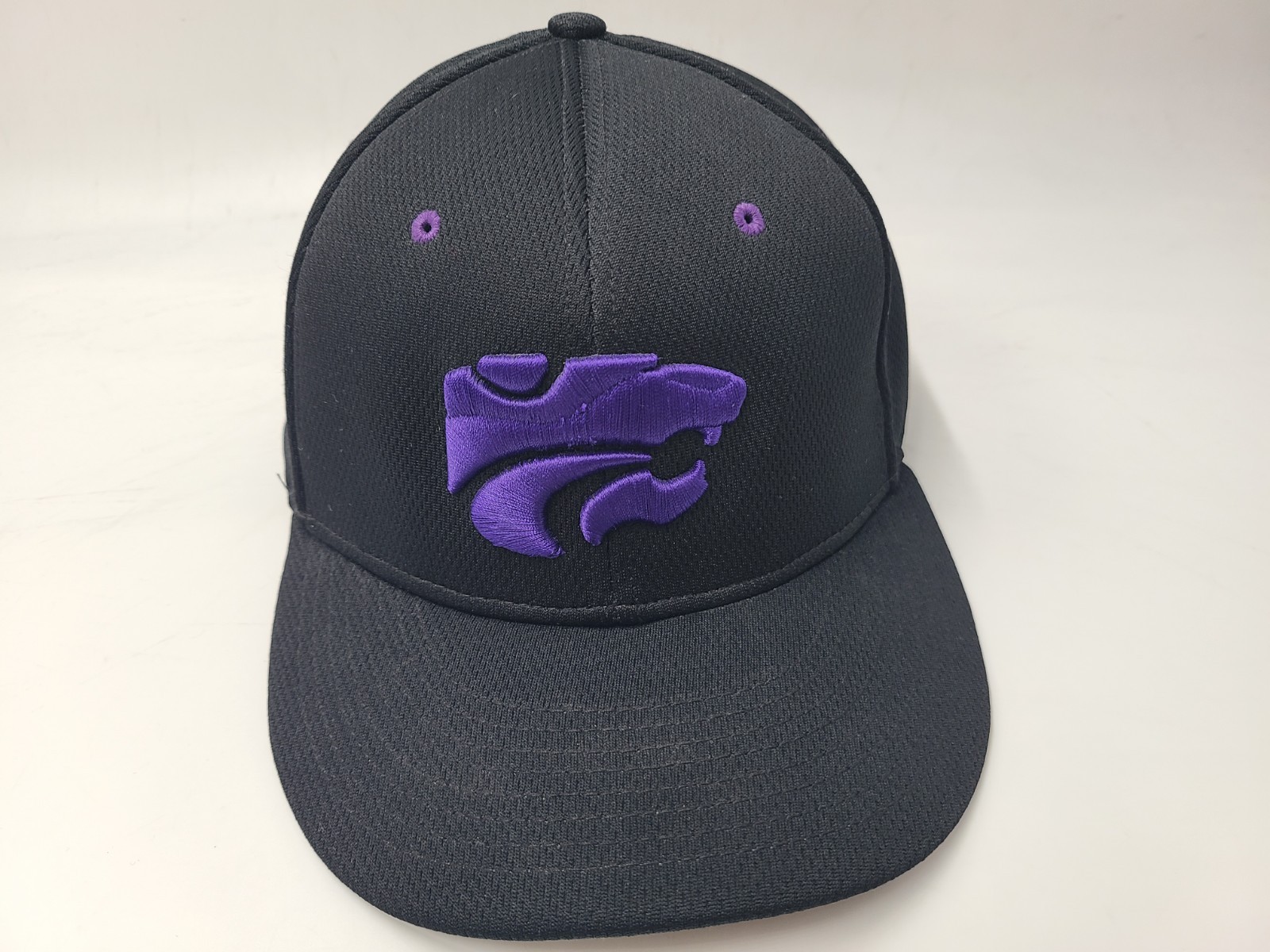 Kansas State University Wildcats Richardson Flex Fitted L-XL Hat Cap NCAA Black