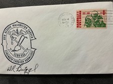 US Navy Postal Cover USS George Washington Carver Signed CO