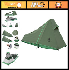 Ultralight Solo Bivy Tent for 1 Person - Compact Backpacking Tent for Camping