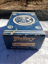 Nos Mallory C5000 Ford Flathead 6v Ignition Coil Original V8 Hot Rod Trog Scta