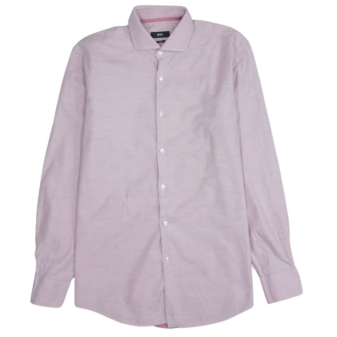 Vintage HUGO BOSS WHITE BUTTON-UP MENS L