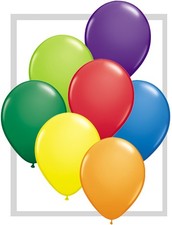 Qualatex Assortment Carnival 27,5cm 11 Inch Latex Luftballons 100 Stk. Helium