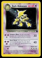 Dark Alakazam 1/82 Unlimited Holo Rare Team Rocket Pokemon MP on eBay