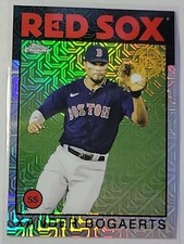 Xander Bogaerts 2021 Topps Chrome 1986 Mojo Refractor #86BC-28 Boston Red Sox