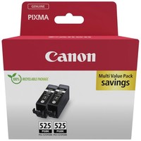 Canon Druckerpatrone PGI-525 Bk Twin Pack Original 2Er-Pack Schwarz 4529B017
