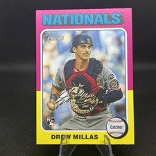 2024 Drew Millas Topps Heritage High Number RC Washington Nationals #613