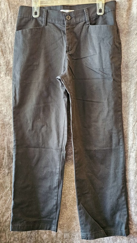 Lee Jeans Womens 10 Short Black Faded Wash Relaxed Straight Leg At The Waist