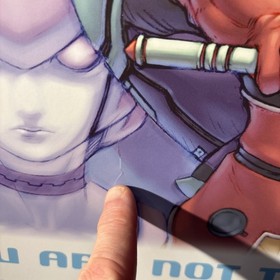 PHANTASY STAR ONLINE THICK STOCK LARGE POSTER LIMITED RUN GAMES SEGA DREAMCAST