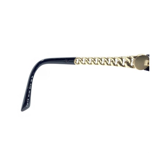 Bvlgari 8130-H-B 501/8G Sonnenbrille Gestell schwarz gold Schmetterling 56-18 135 Italien - Bild 10 von 12