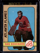 1972-73 O-Pee-Chee 203 Dan Bouchard Atlanta Flames Rookie Card. rookie card picture