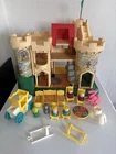 Vintage Fisher Price Little People Nearly Complete Castle Dragon Queen King