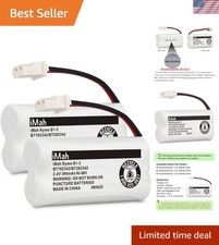 Pack of 2 Ni-MH Cordless Phone Batteries - Fit for VTech  AT T Models, 300mAh