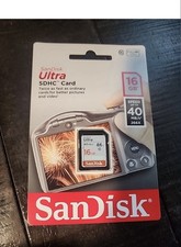 SanDisk 16GB Ultra UHS-I SDHC Memory Card Class 10 -B1A