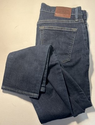 Abercrombie Fitch Mens Jeans 28x30 Blue Dark Athletic Skinny Stretch 