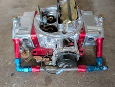 Holley 0-76850rd 850 Cfm Double Pumper Electric Choke 6an Dual Feed Carburetor