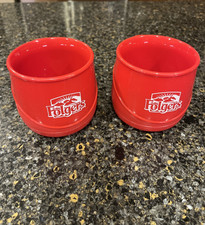 Tazza da caffè Aladdin Temp-Rite Allure isolata 8 oz rossa set di 2 folger logo