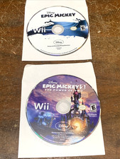 Disney Epic Mickey 1 & 2 Nintendo Wii Game Lot