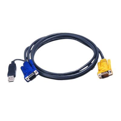 Aten 2L-5205UP 5M USB KVM Cable with 3 in 1 SPHD PS/2 to USB converter