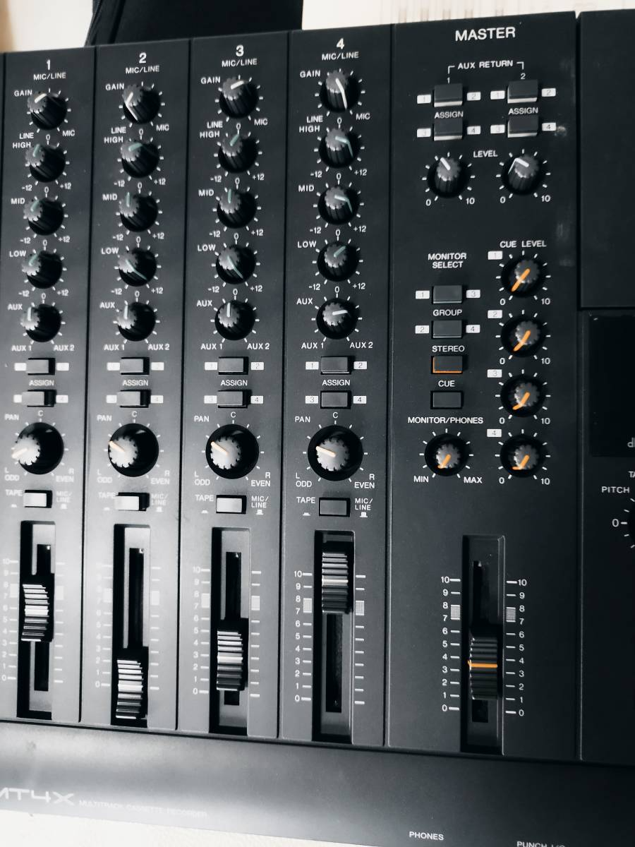 【通電確認済み】YAMAHA MT4X マルチトラックレコーダー MTR Yamaha MT4X Multitrack Cassette Tape Recorder working | eBay