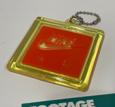 YELLOWED NIKE AIR HANG TAG KEYCHAIN JORDAN 3 4 RETRO MAX 1 90 ORANGE INFRARED OG