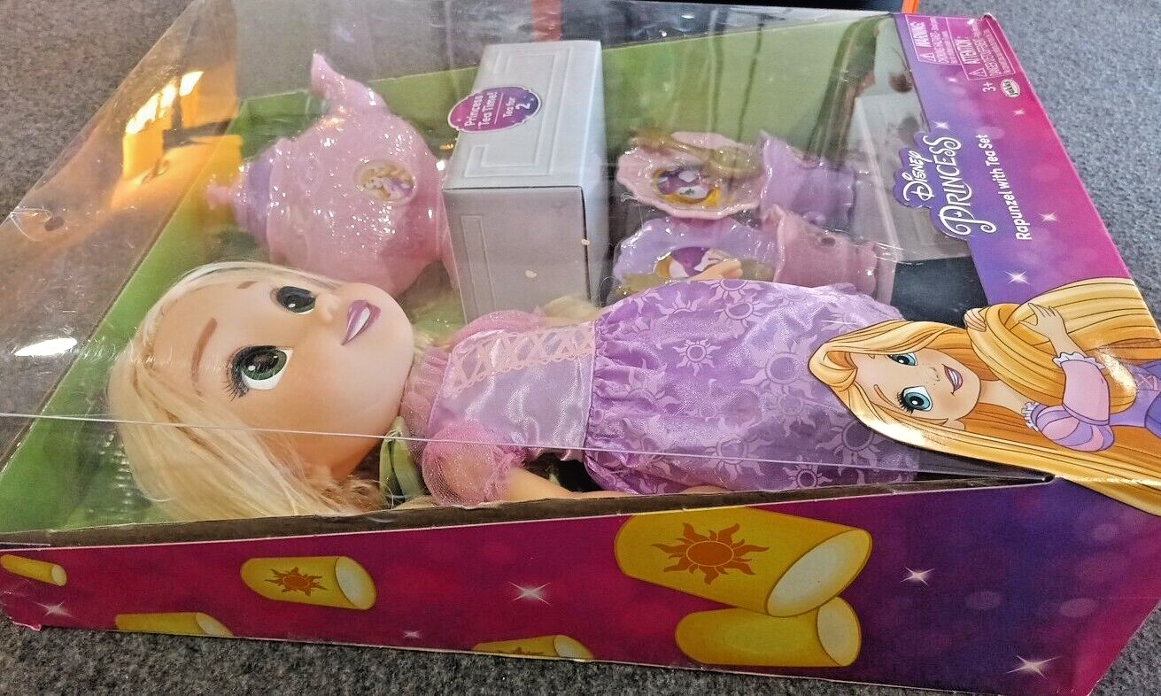 Disney Princess Rapunzel with Tea Set - Princess Tea Time for 2 - New 2020