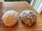 1 PAIR Quartz and Agate Crystal Geode Half Display Stones ~ Natural/Rough — photo 3