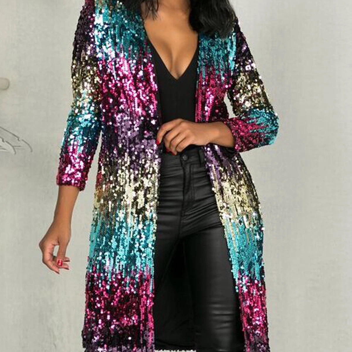 Colorful long jackets sale