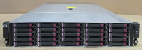 HP StorageWorks D2700 AJ941A 23x 146GB HDD Disk Enclosure 2x SAS I/O Controllers