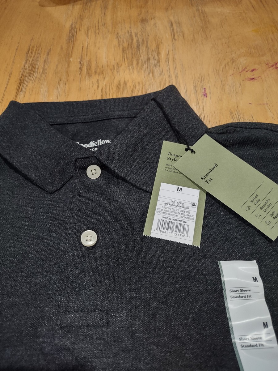 NWT Goodfellow & Co. Men's YEM81 Standard Fit Short Sleeve