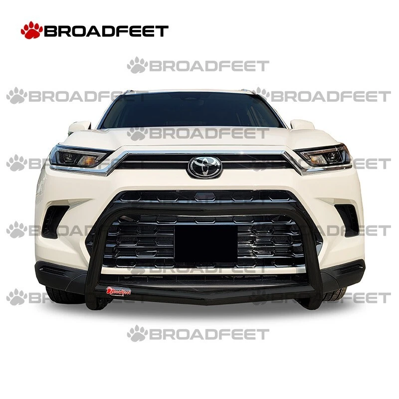 fits Toyota Grand Highlander 2024-2025 BLACK Front A-Bar Nudge Bumper Guard — 第 4/4 张图片