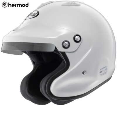 Arai GP-J3 Auto Auto Motorsport Jethelm Sturzhelm - Weiß