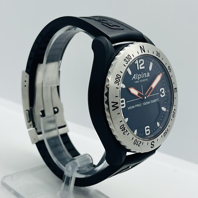 Alpina AlpinerX HSW Men's Sapphire Black Swiss Made 45mm Smart