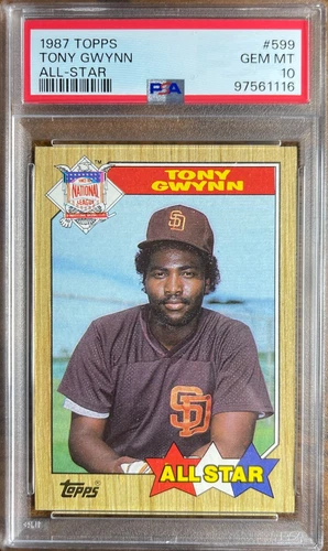 1987 Topps Tony Gwynn All-Star PSA 10! Just Graded! #599