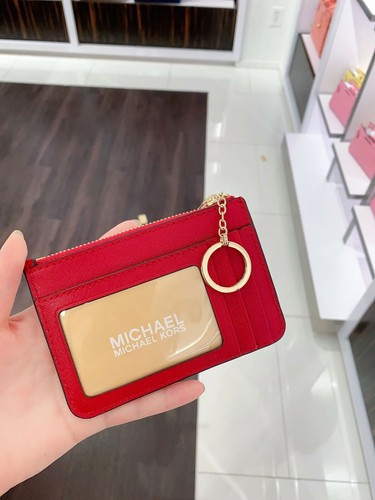 NWT Michael Kors Jet Set Travel Coin Key Chain Card Holder Wallet - Picture 79 of 130