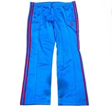 Adidas Originals Firebird Track Pants Blue  Rose Womens Size 42 READ