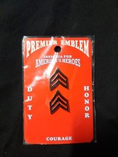 SARGEANT 3/4 Chevrons Silver Tone